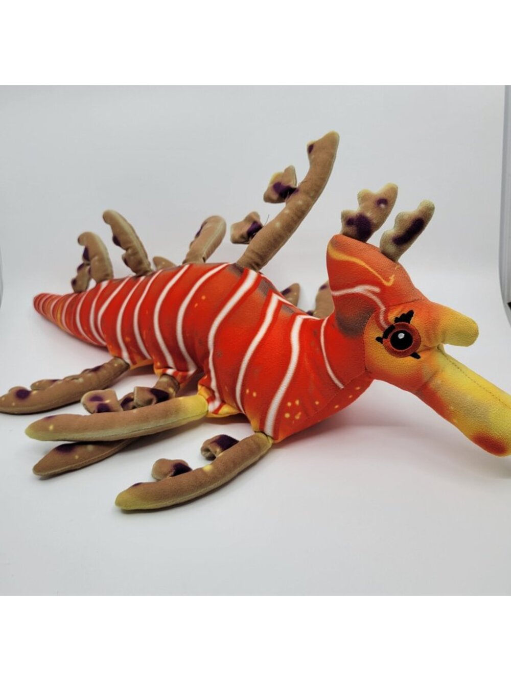 Nature Planet Leafy Seadragon Plush 20" Weedy Sea Dragon Realistic Sea Creature